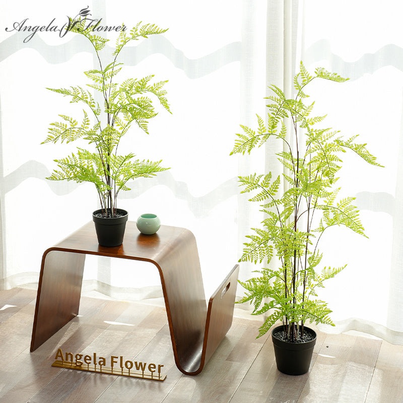 2.46/3.44-foot artificial plant fern leaf tree home decoration A204816+204815