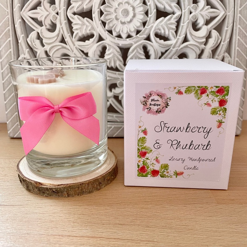 Strawberry & Rhubarb Candle