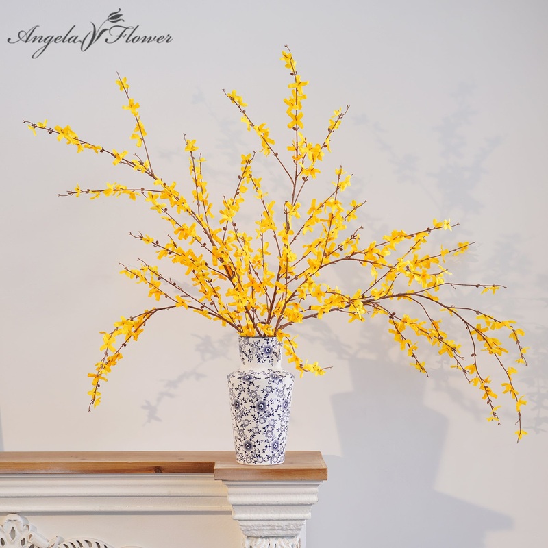 A3786 10Pcs/Lot 3.54ft Artificial Flowers Orchid Branch