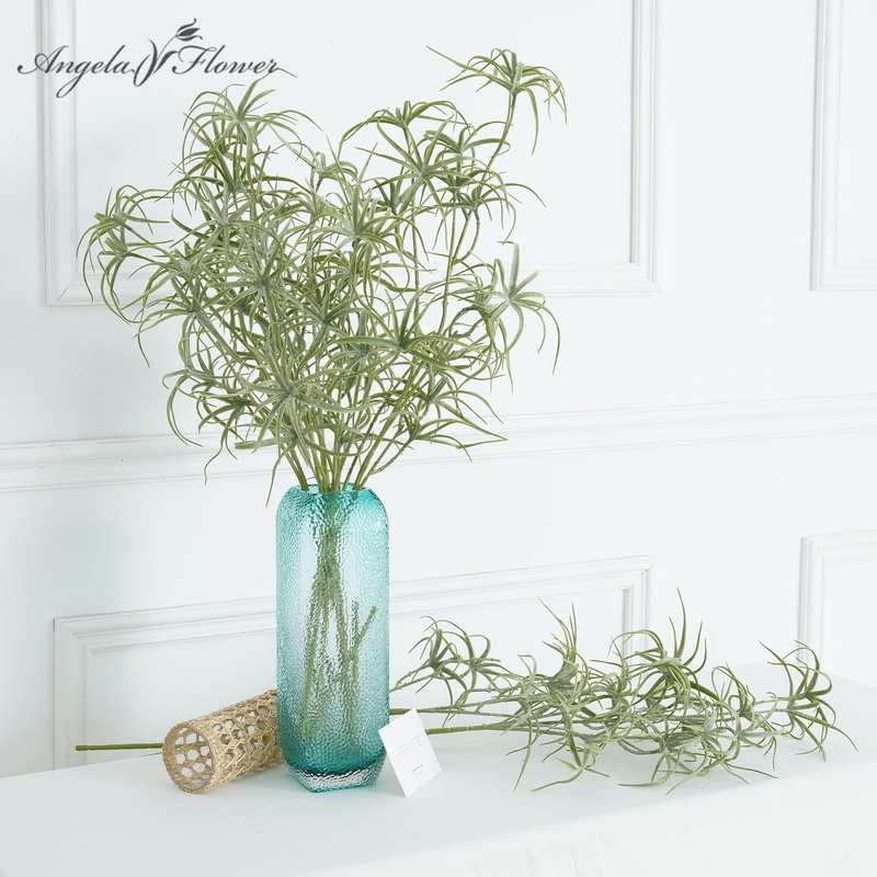 A8161 10pcs/Lot 2.69ft Artificial Green Plant Branch Home  Room Decor Props