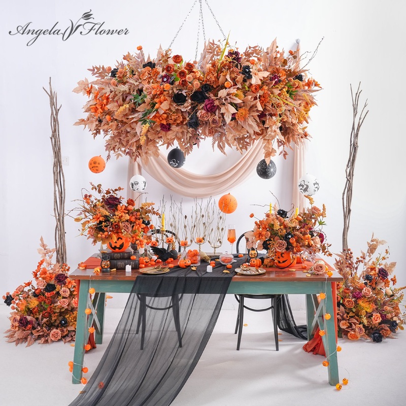 A8768 Halloween Autumn Wedding Flower Arrangement Props
