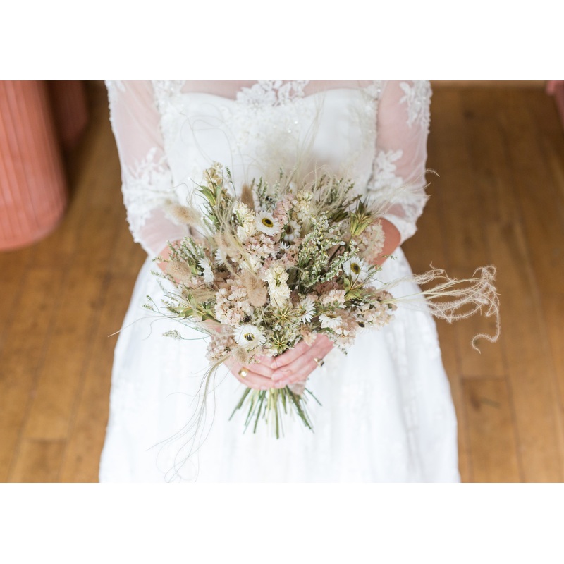 Natural Dried Flower Bridal Bouquet