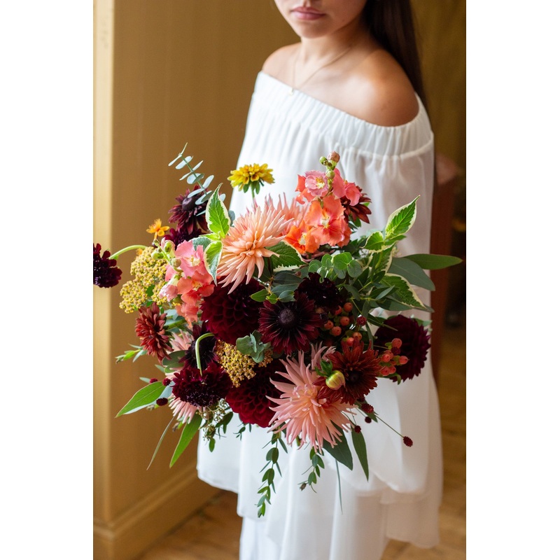 Rich Tones Bridal Bouquet