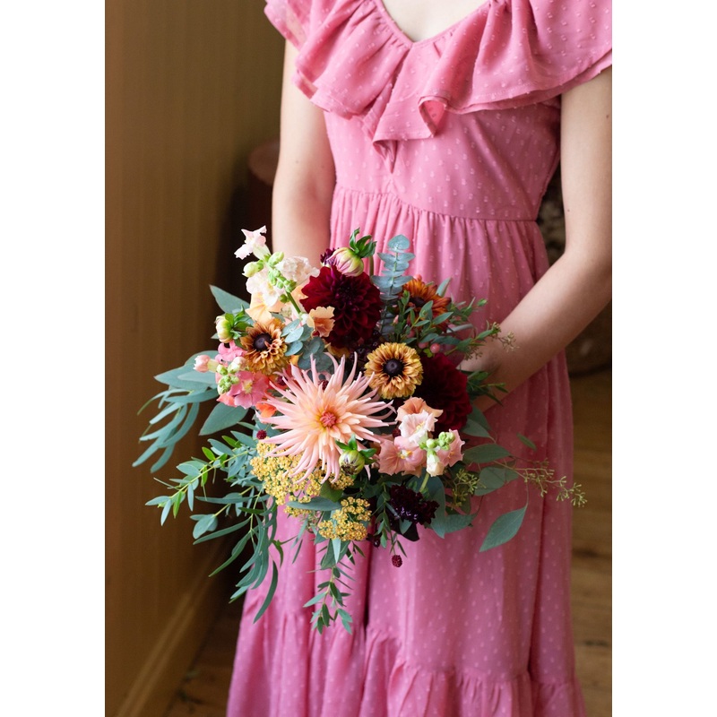 Rich Tones Bridesmaid Bouquet