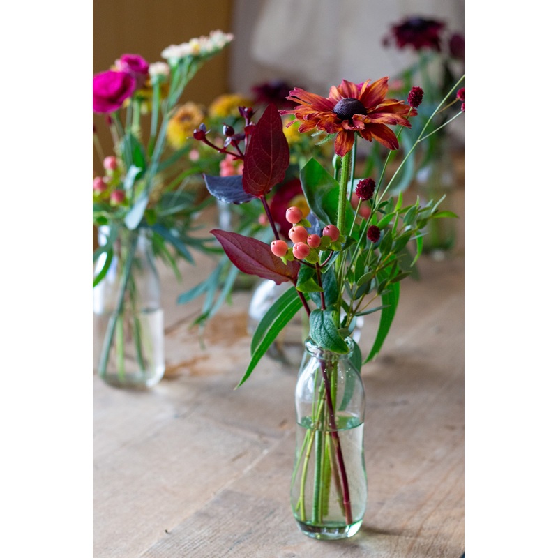 Rich Tones Bud Vase Arrangement