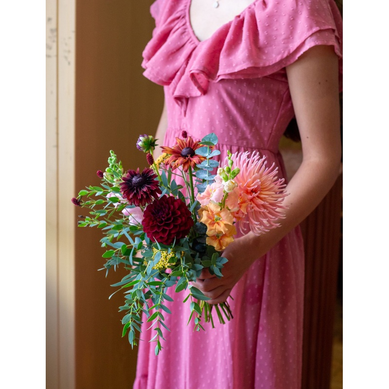Rich Tones Flower Girl Posy