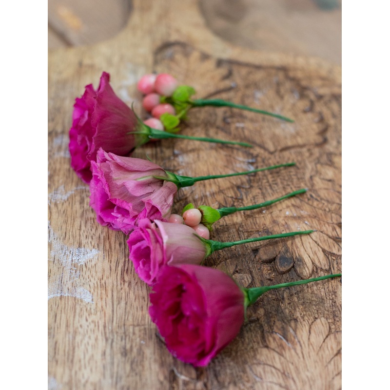 Rich Tones Hair Flowers