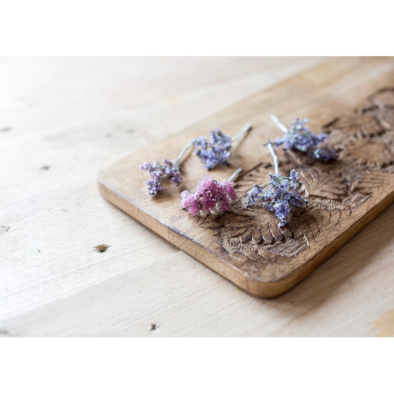 Soft pastel fresh Hair Flowers