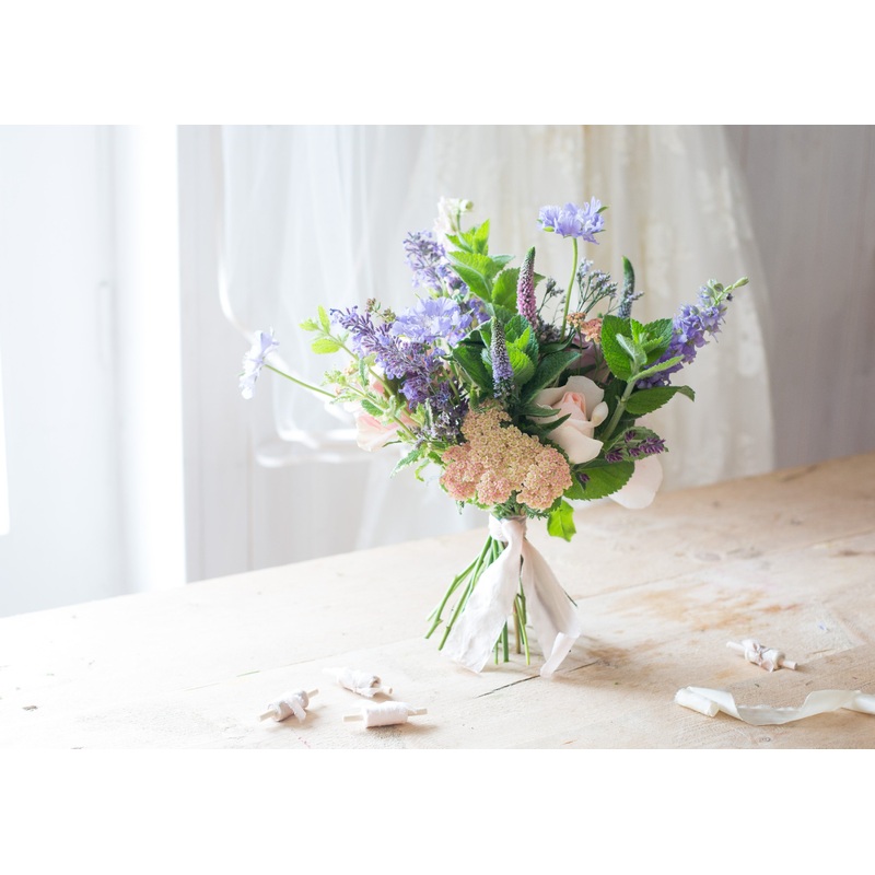 Soft Pastels Bridesmaid Bouquet