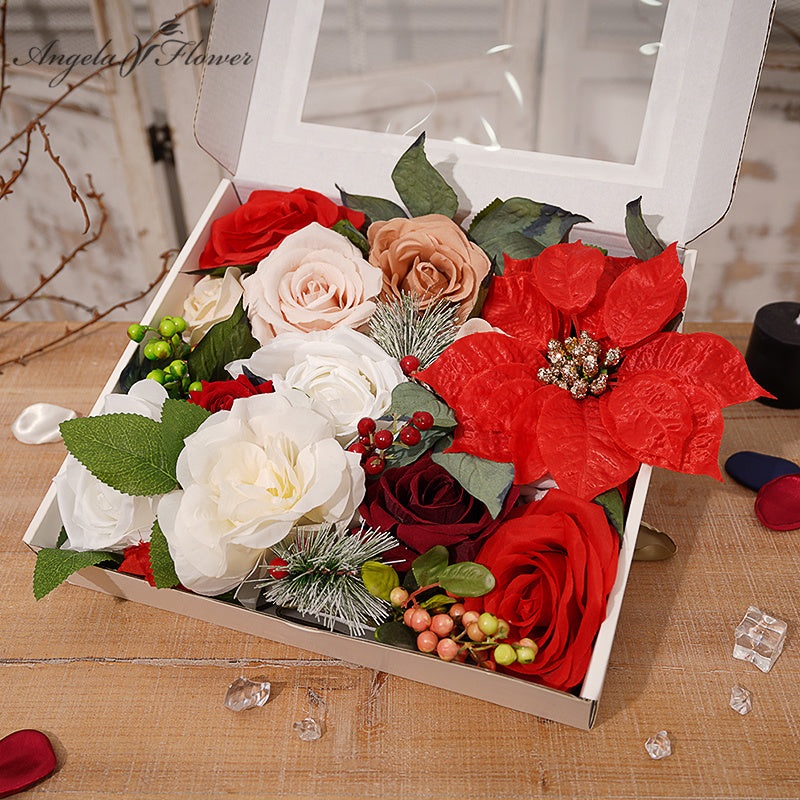 1 Box Christmas Series Flowers Wedding Floral Row Material A866201