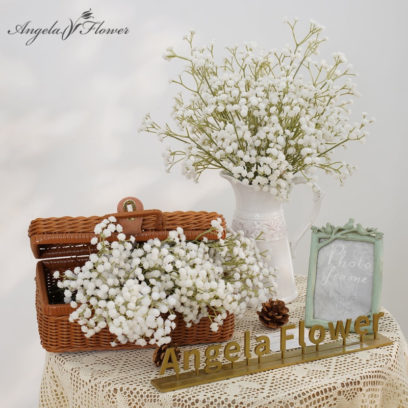 A2018 20pcs/lot Baby’s Breath Branch Wedding Floral Arrangement Material Props
