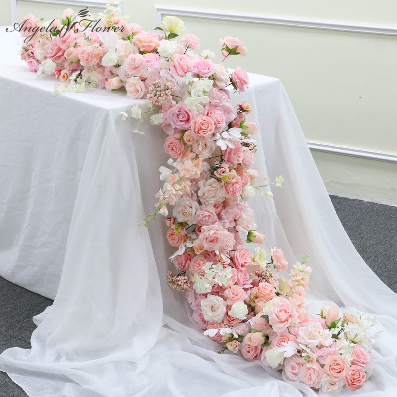 A091 A7500 Wedding Backdrop Decor Flower Row