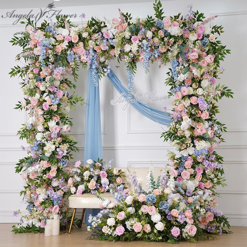 A8744 Wedding Backdrop Frame Decor Hang Wisteria Arrangement Floral