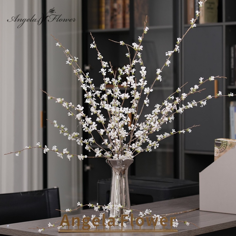 A1998 10Pcs/Lot 3.28ft Artificial Flowers Orchid Branch Floral Accessories