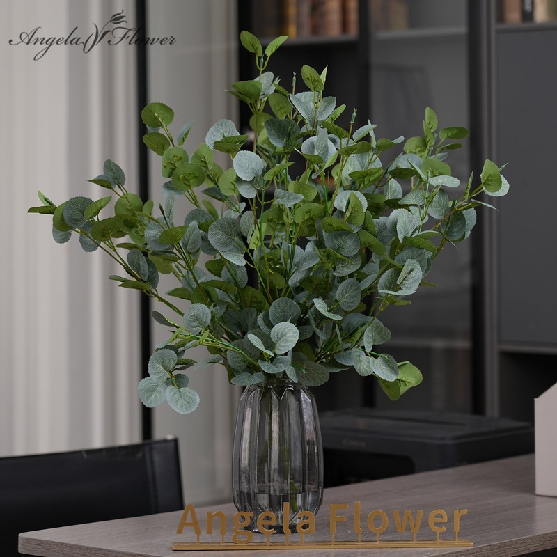 A2013 Artificial Green Plant Branch Home Room Decor Floral Accessories Props