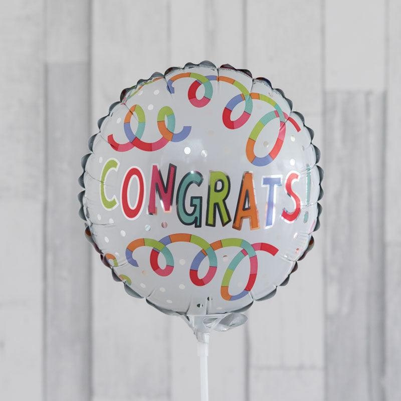 Congrats 9inch Foil Balloon
