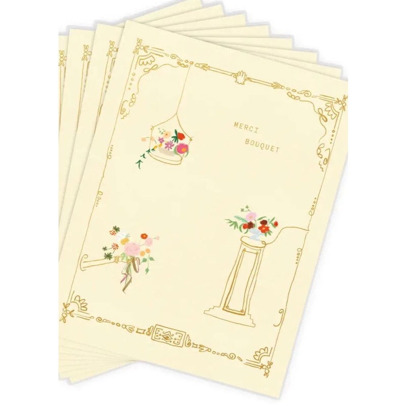 Merci Bouquet Card