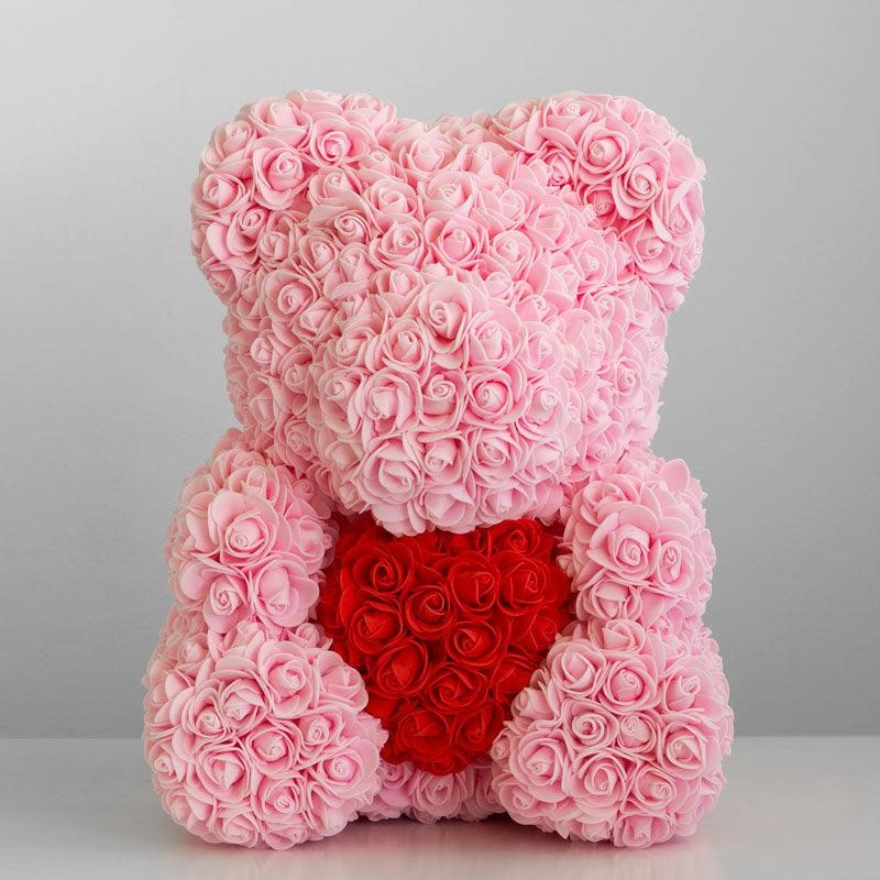 Pink Bear Red Heart-45cm & 25cm