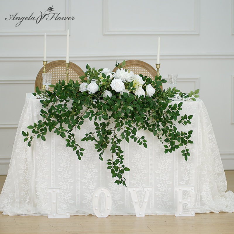 S-A8624 2pcs/set White Series Table Flower Decor Fireplaces Wedding Supplies