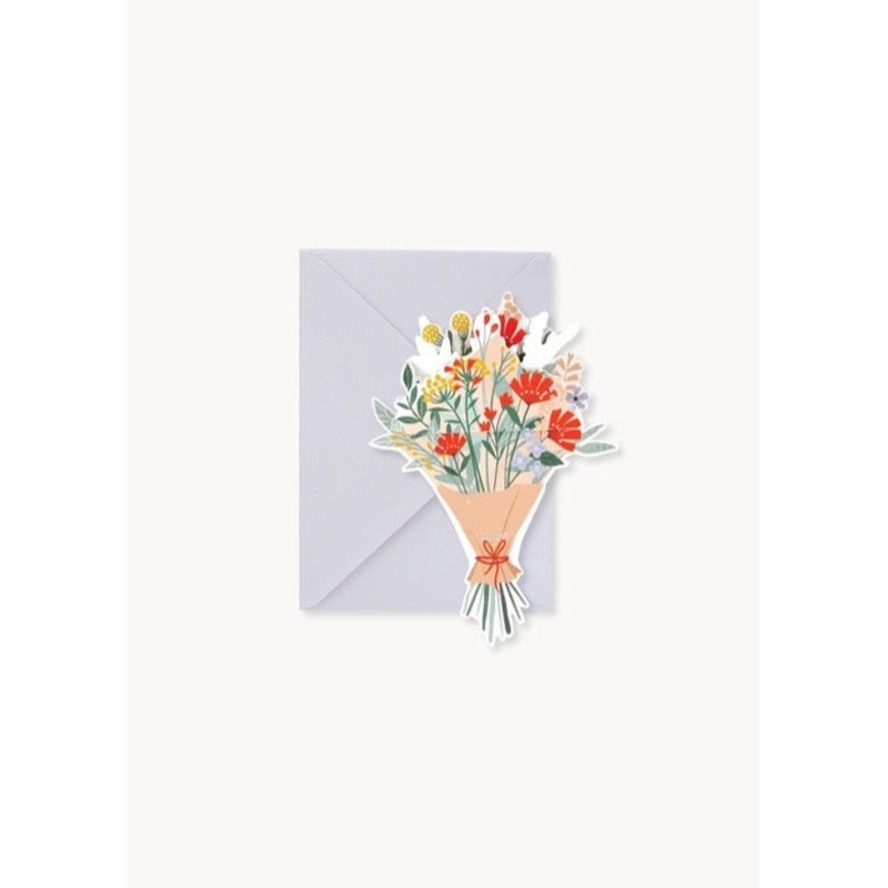 Wildflower Bouquet Pop-Up Card