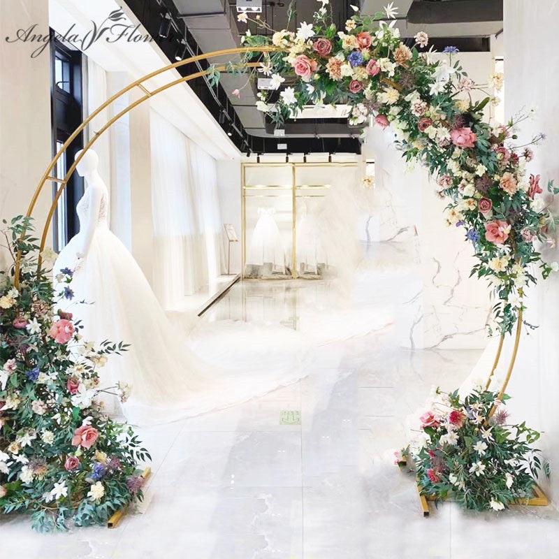 2.4M Wedding Arch Flower Stand Event Frame Props A4666 A4130