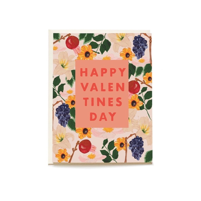 Pomegranate Valentine’s Day Card