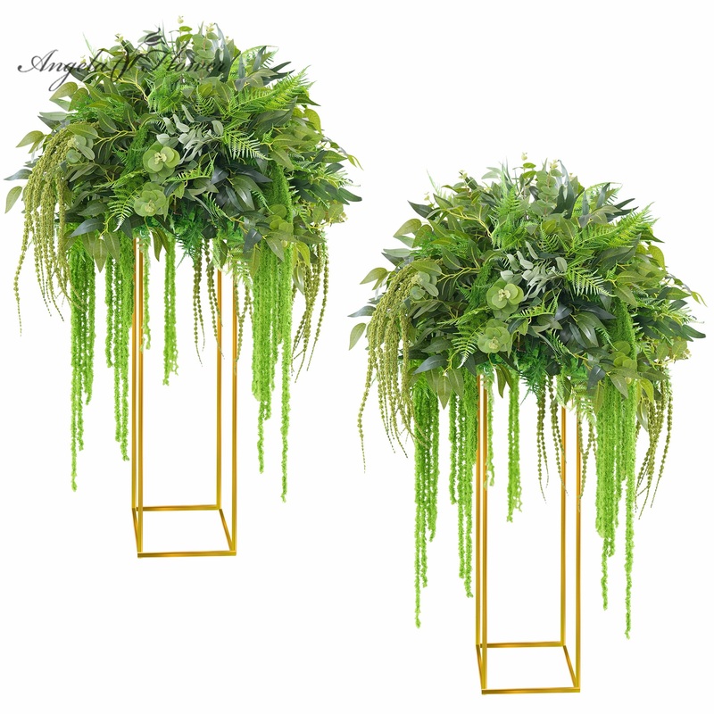 S-A8868 2pcs 60cm Mori Greenery Rattan Flower Ball Wedding Table Centerpieces Decor