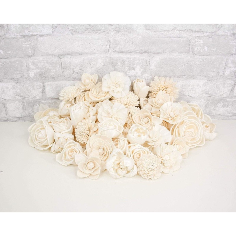 White Waters Assortment  (50 Flowers)