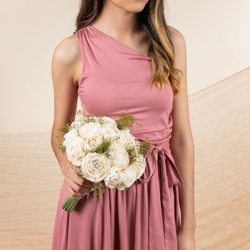 Perfect Simplicity Bridesmaid Bouquet