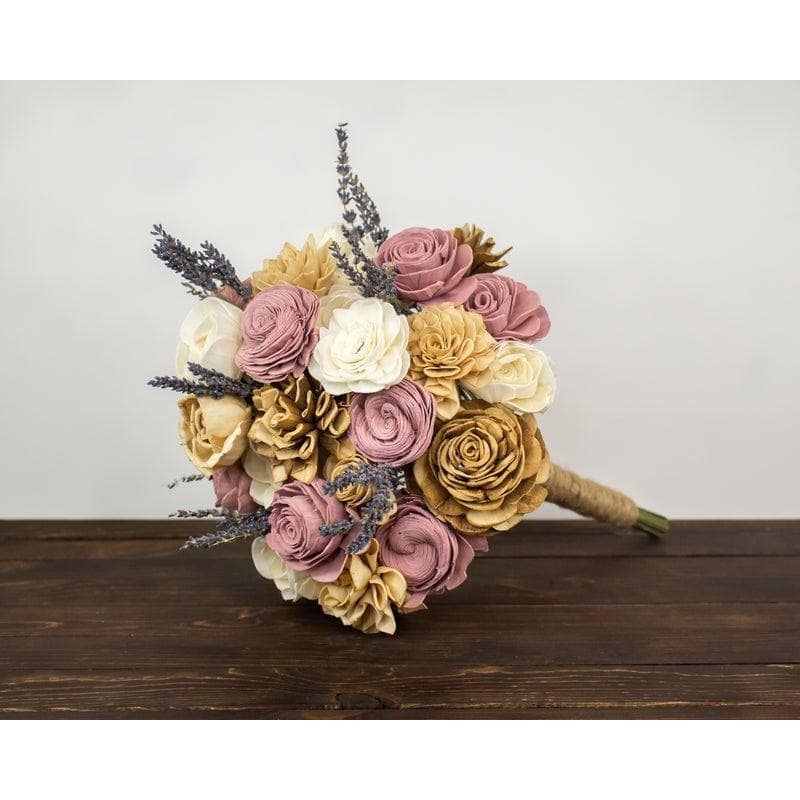 Mauve Maiden Finished Bouquet – Large