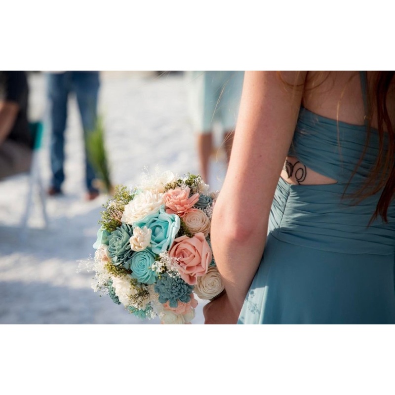 Tropical Beach Bridal Bouquet-DIY & BIFM & RTS