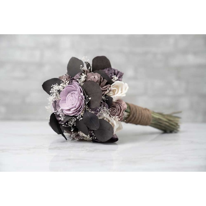 Lilac and Lavender Finished Bouquet