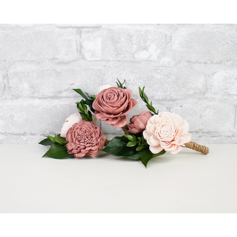 Custom Boutonniere (Set of 3)-DIY & BIFM & RTS