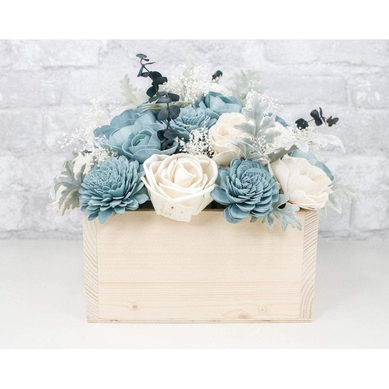 Beautiful Blues Centerpiece-DIY & BIFM & RTS
