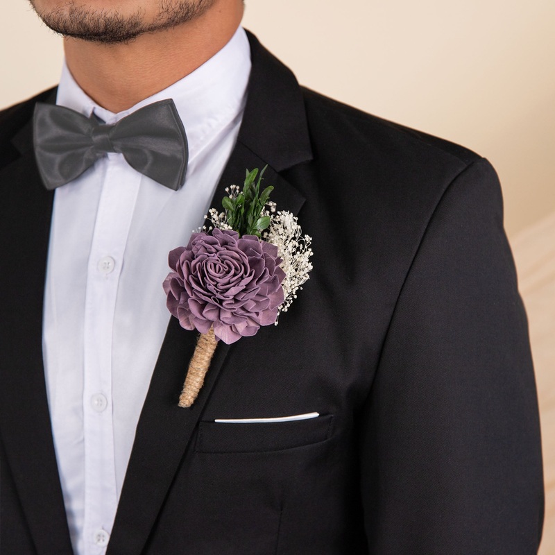 Zen Garden Father’s Boutonniere (Set of 2)