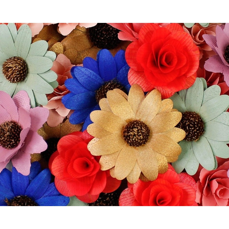 Mystery Birch Wood Flowers (10 Pack)