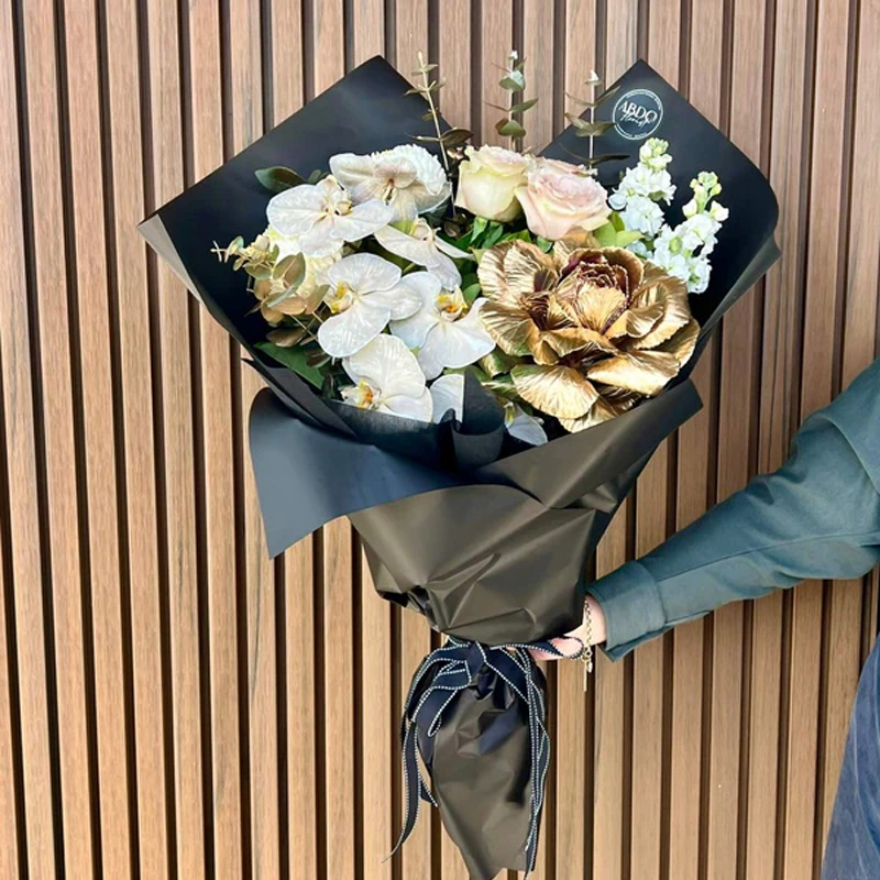 Ancient Gold Bouquet-Ancient Gold Bouquet & Ancient Gold Arrangement