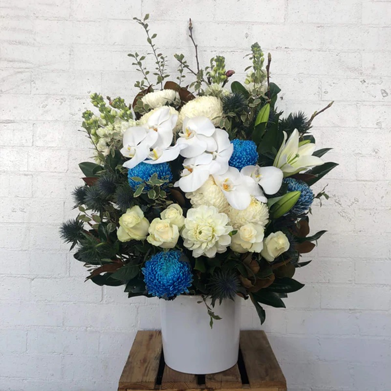 Best In Blue-Best In Blue With Ceramic Vase