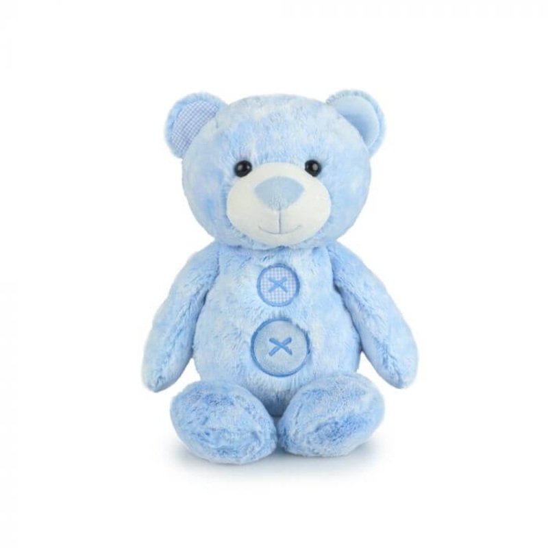 Korimco Blue Patches Bear-28Cm Blue Patches Bear & 38Cm Blue Patches Bear
