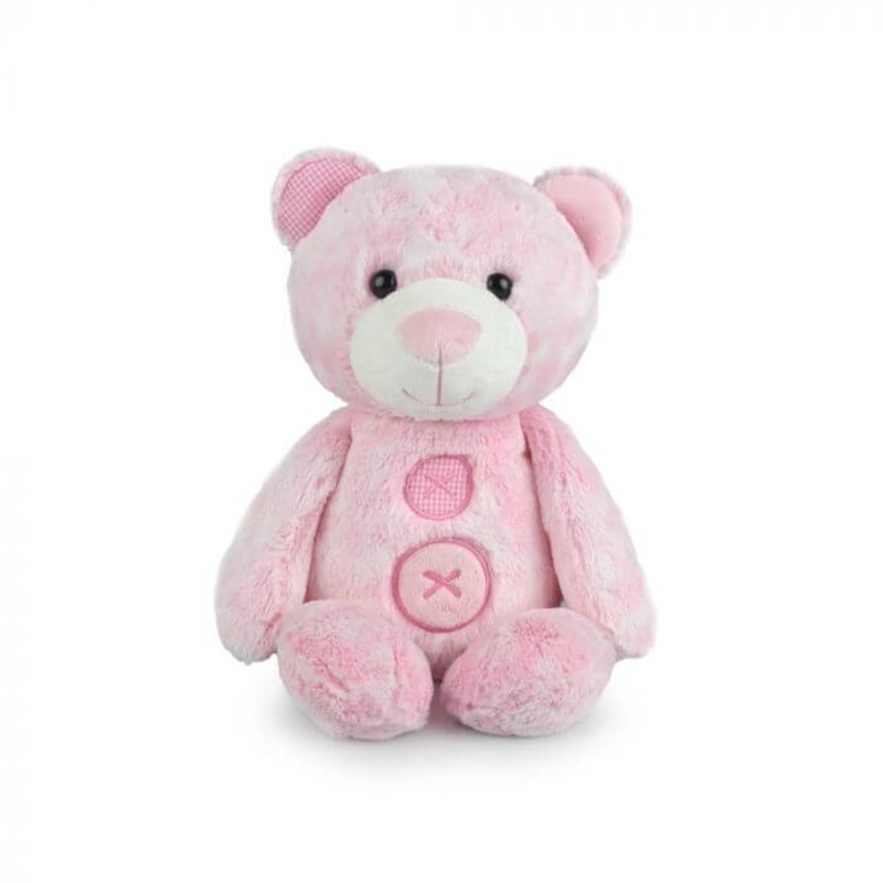 Korimco Pink Patches Bear-28Cm Pink Patches Bear & 38Cm Pink Patches Bear