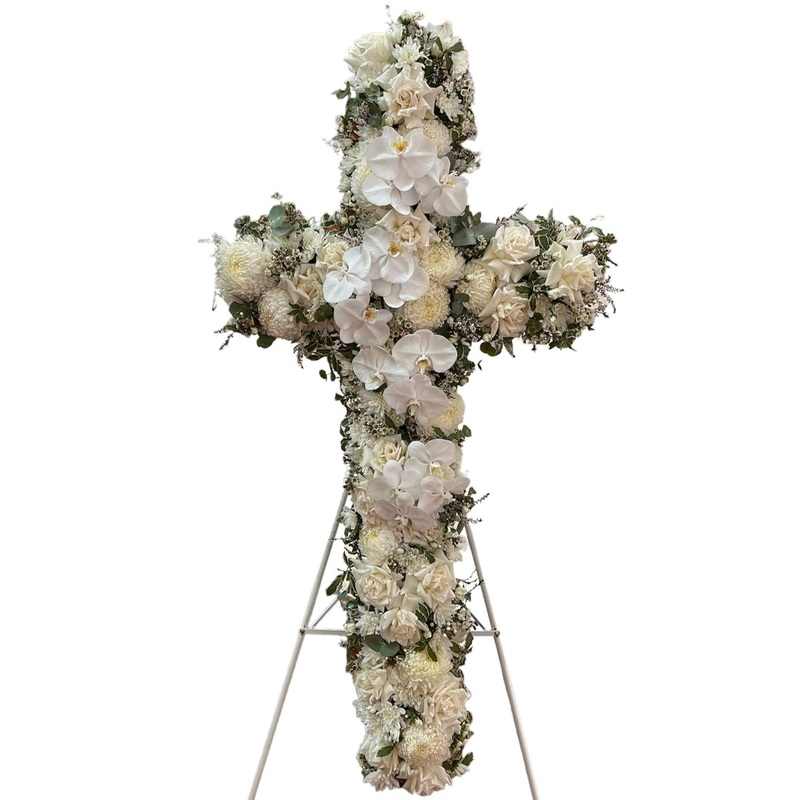 Luxe Floral Cross-Luxe Floral Cross (Small) & Luxe Floral Cross (Medium) & Super Deluxe Floral Cross (Large)