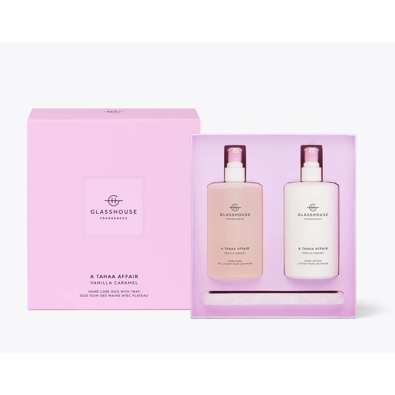 A TAHAA AFFAIR VANILLA CARAMEL
Hand Care Duo With Tray