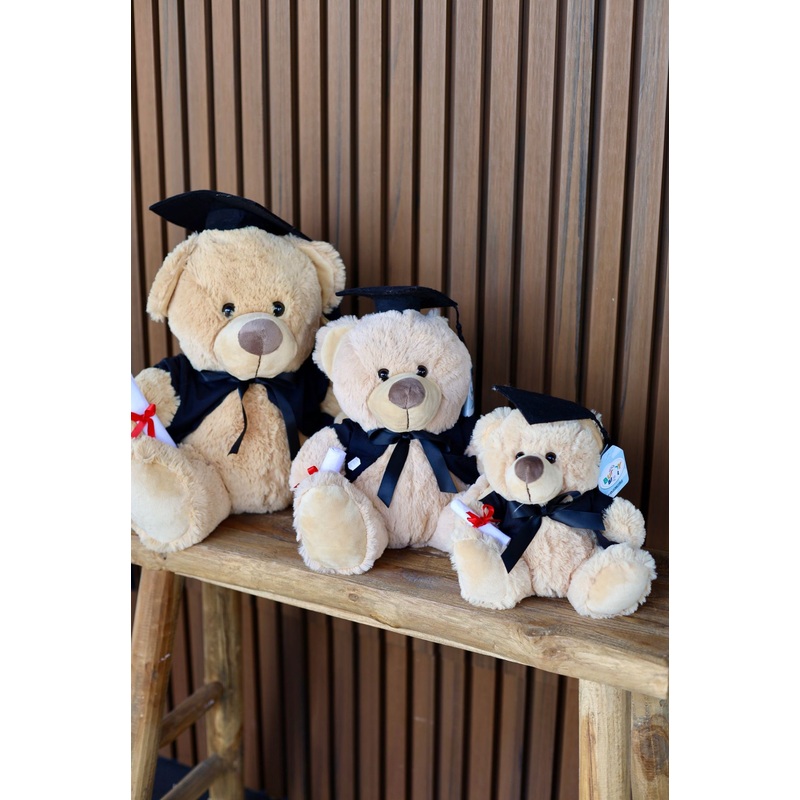 Graduation Teddy Bears-Small 21cm $35.00 & Medium 33cm $50.00 & Large 40cm $70.00