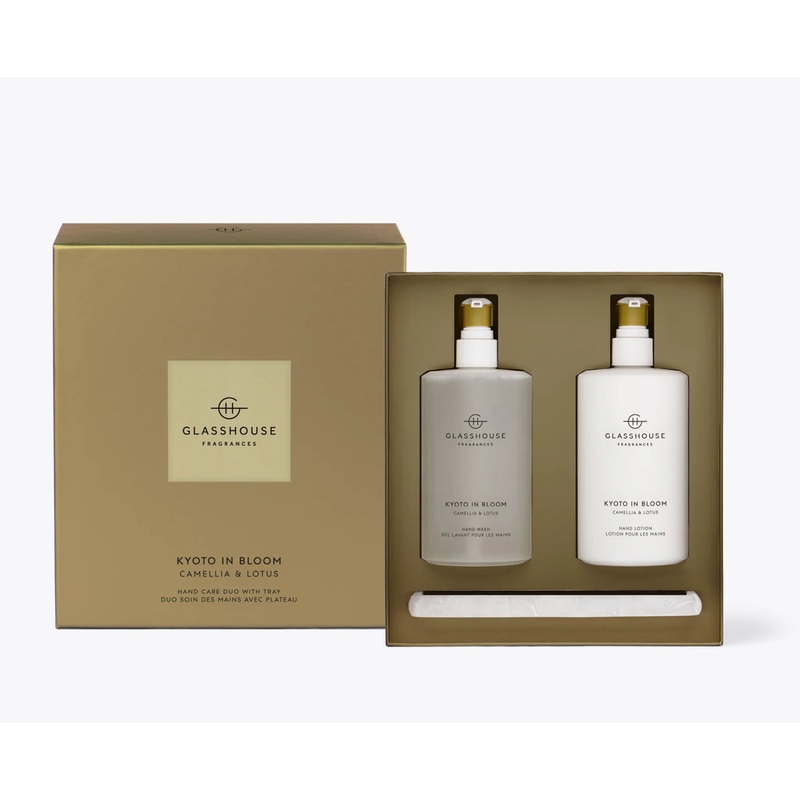 KYOTO IN BLOOM CAMELLIA & LOTUS
Hand Care Duo With Tray