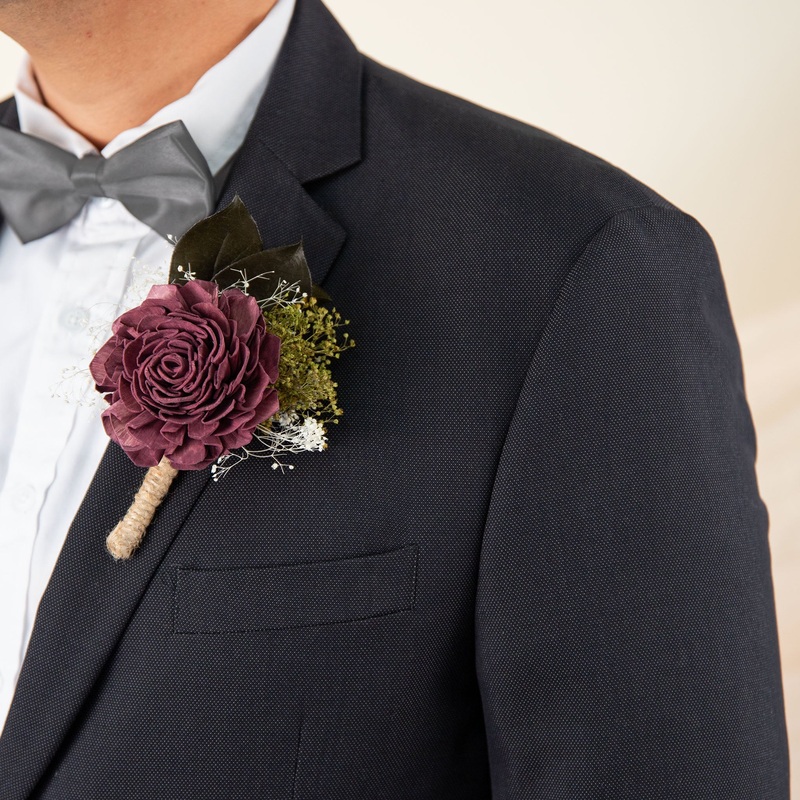 Love Story Father’s Boutonniere (Set of 2)*