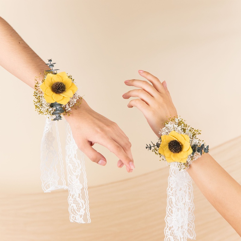 Sunflower Daze Mother’s Corsage (Set of 2)*