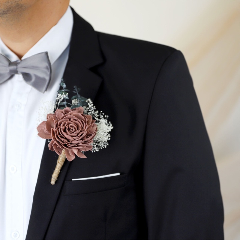 The Best Father’s Boutonniere (Set of 2)*