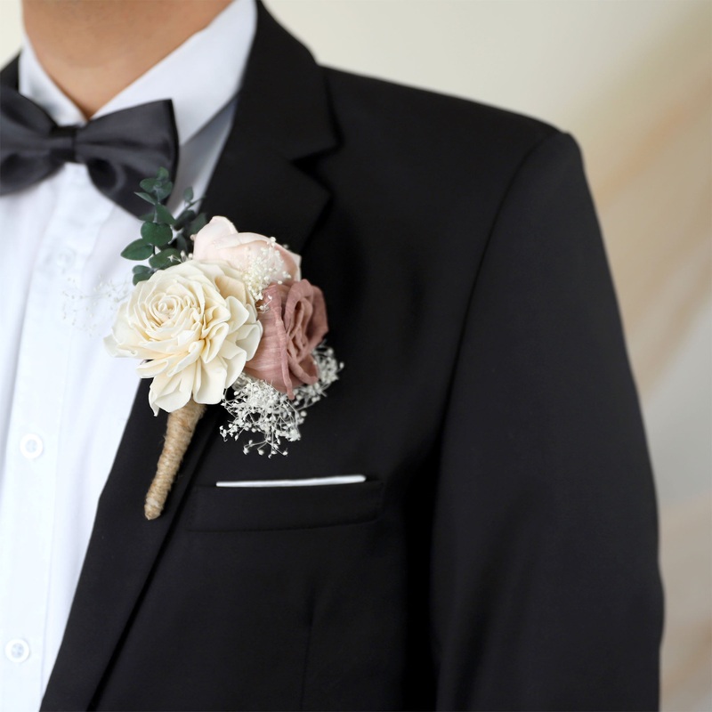 The Best Groom’s Boutonniere*-DIY & BIFM & RTS