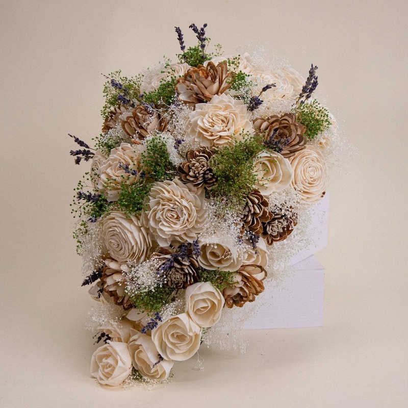 All Natural Cascade Bouquet-DIY & BIFM & RTS