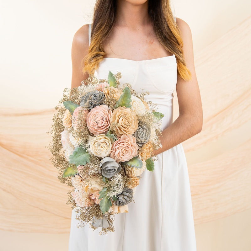 All That Glam Cascade Bouquet-DIY & BIFM & RTS